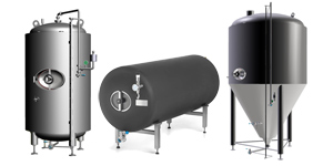beer tanks 300x150 - Components and equipment for production of beer and cider