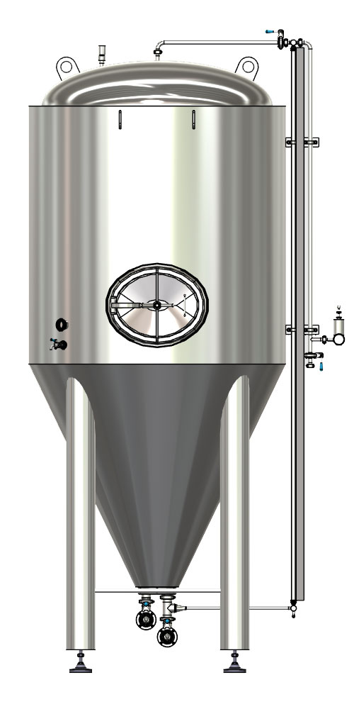 CCTM B1 001 1000x500 - CCT-M | Modular cylindrically-conical tanks (modular beer fermentors)