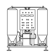 yeast propagation station 01 - Cold block – equipment for the cold process of the beer production