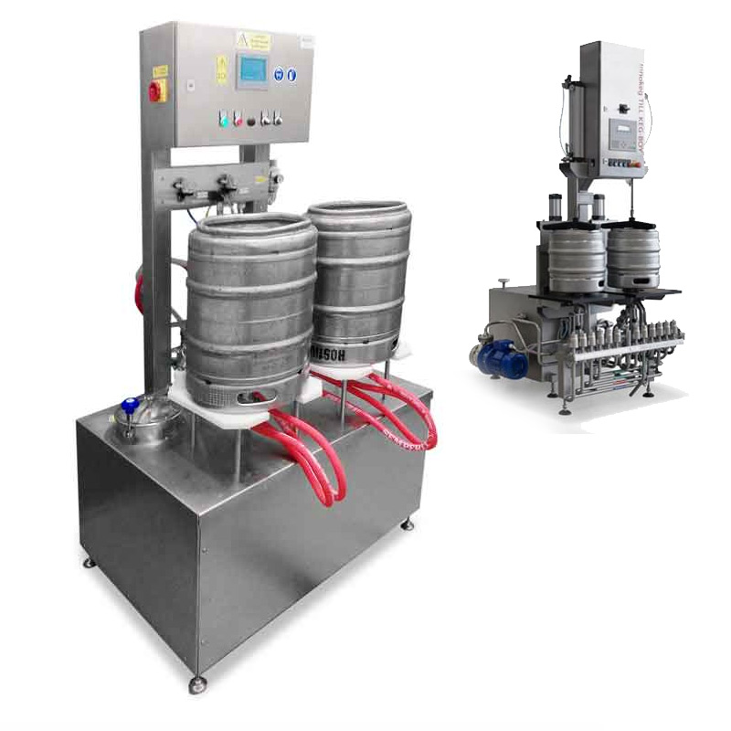 Equipment to filling beer into stainless steel kegs