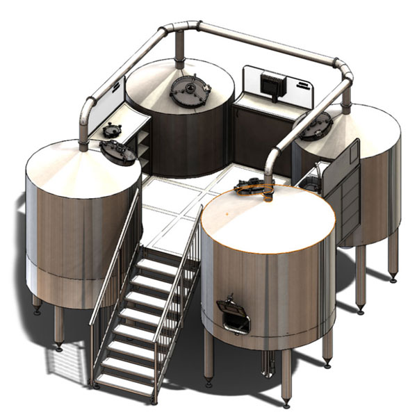Stroji za pripravo pivine Breworx Quadrant